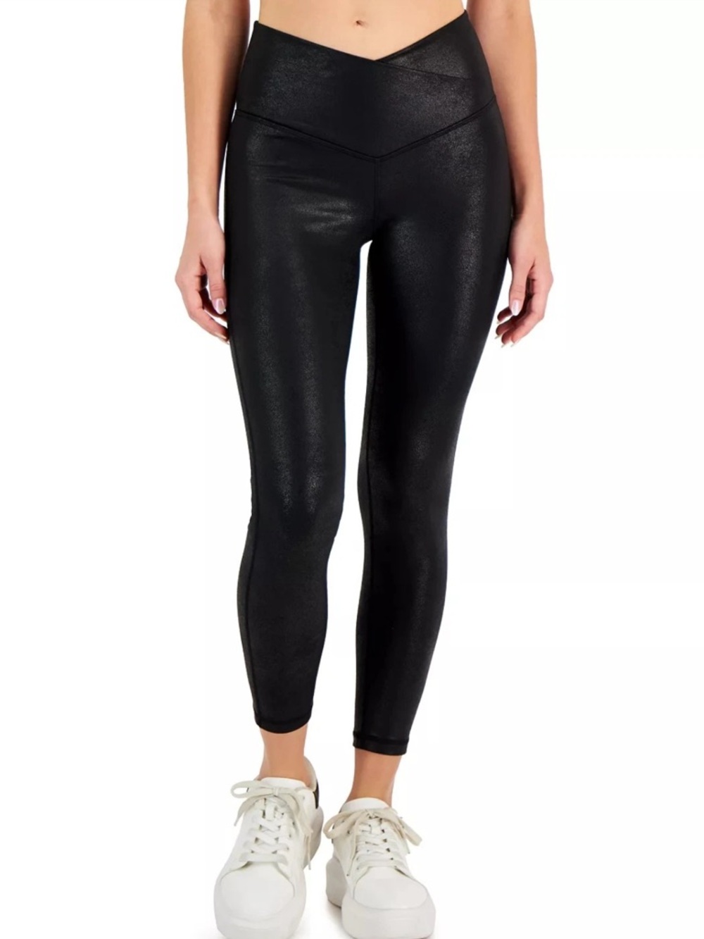 Jenni Black Shimmery High-Waist Leggings